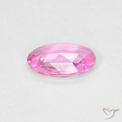 Zafiro Púrpura medio natural de 0.34 ct, Ovalada, VVS