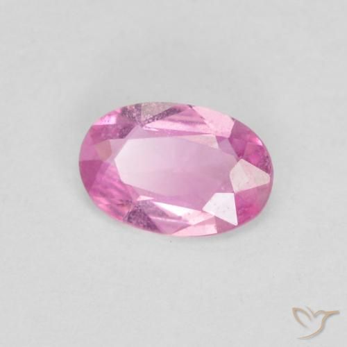 Zafiro Rosa natural de 0.38 ct, Ovalada, VS