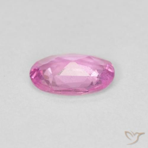 Zafiro Rosa natural de 0.38 ct, Ovalada, VS
