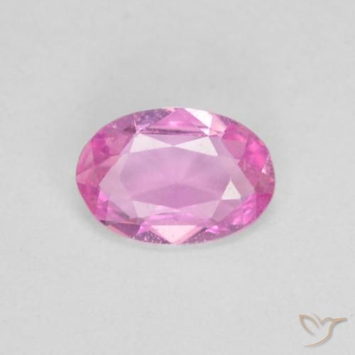 0.39ct Natural Rosado intenso Zafiro, Ovalada, VS