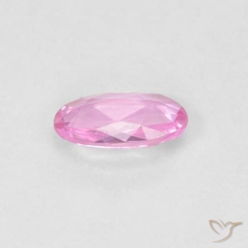 Zafiro Rosa natural de 0.37 ct, Ovalada, VVS