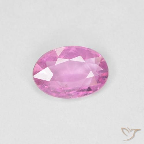 0.34ct Natural Rosado intenso Zafiro, Ovalada, VS