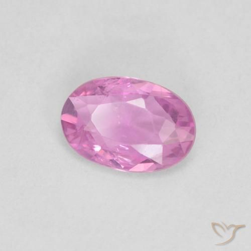 Zafiro Rosa natural de 0.44 ct, Ovalada, VS