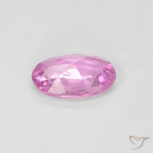 Zafiro Rosa natural de 0.44 ct, Ovalada, VS