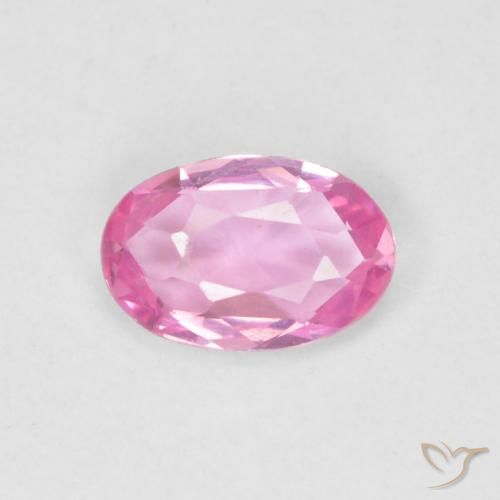 0.47ct Natural Rosado intenso Zafiro, Ovalada, VVS