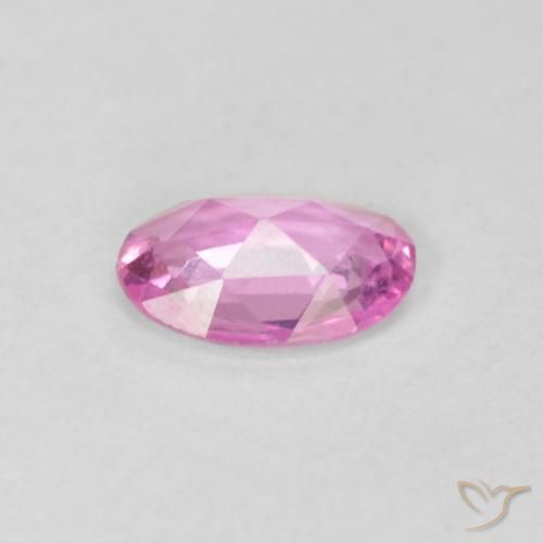 Zafiro Rosa natural de 0.37 ct, Ovalada, VVS