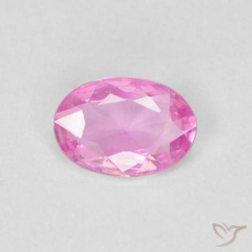 0.39ct Natural Rosa Zafiro, Ovalada, VVS