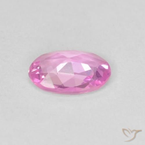 Zafiro Rosa natural de 0.39 ct, Ovalada, VVS