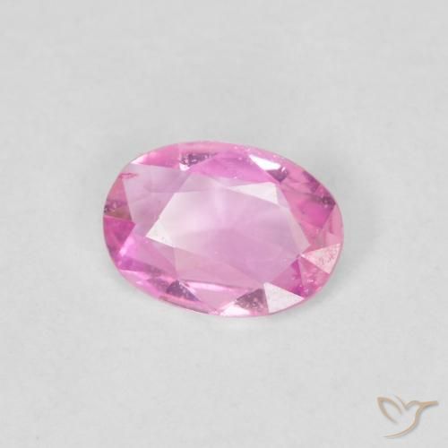 0.33ct Natural Rosado intenso Zafiro, Ovalada, VVS