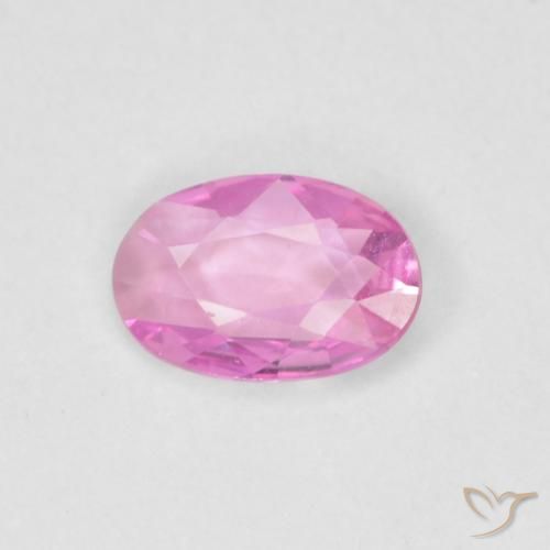0.36ct Natural Rosado púrpura real Zafiro, Ovalada, VVS