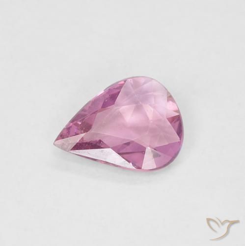 0.38ct Natural Rosado púrpura Zafiro, En forma de pera, VS