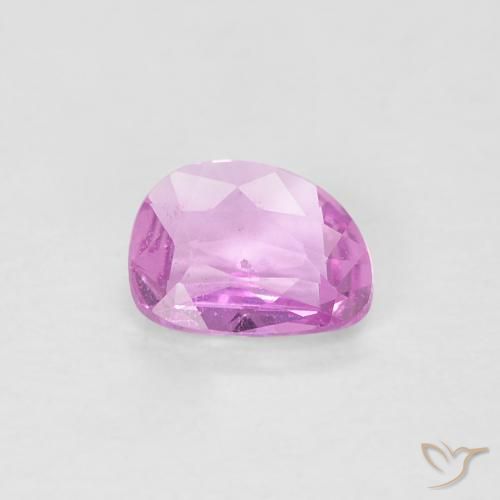 0.40ct Natural Rosado púrpura real claro Zafiro, Elegante, VS