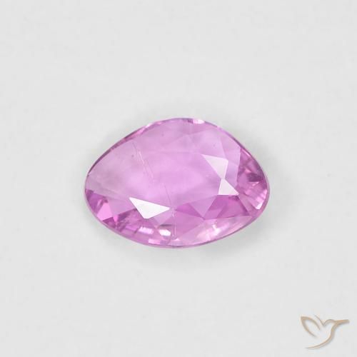 0.42ct Natural Rosado claro Zafiro, Elegante, VS