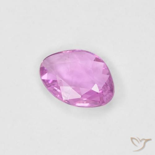 Zafiro Rosado claro natural de 0.42 ct, Elegante, VS
