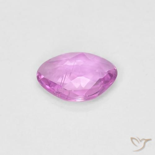 Zafiro Rosado claro natural de 0.42 ct, Elegante, VS