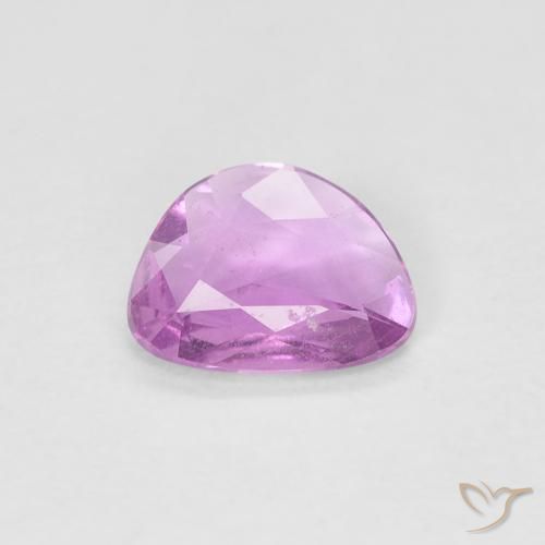 0.55ct Natural Rosado púrpura real claro Zafiro, Elegante, VS