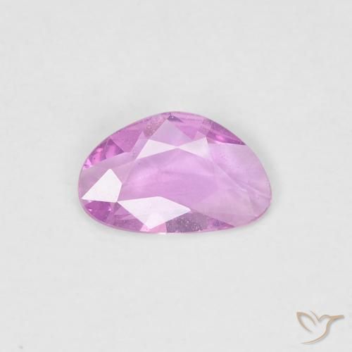 0.38ct Natural Rosado claro Zafiro, Elegante, VS