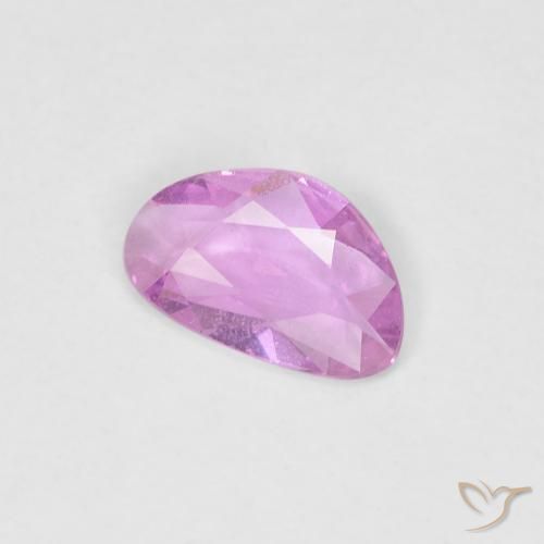 Zafiro Rosado claro natural de 0.38 ct, Elegante, VS