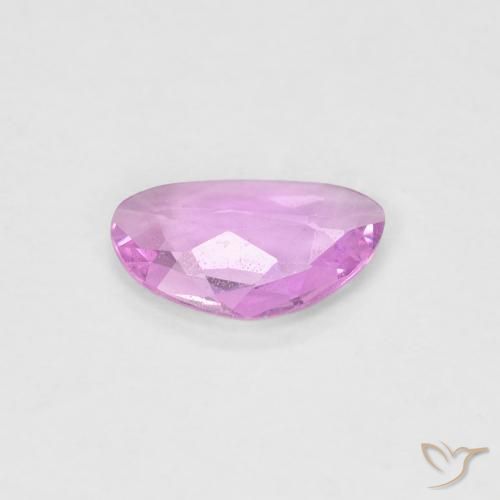Zafiro Rosado claro natural de 0.38 ct, Elegante, VS