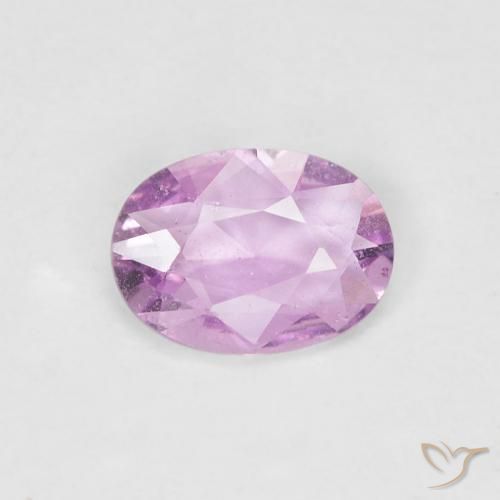0.64ct Natural Rosado claro Zafiro, Ovalada, VS