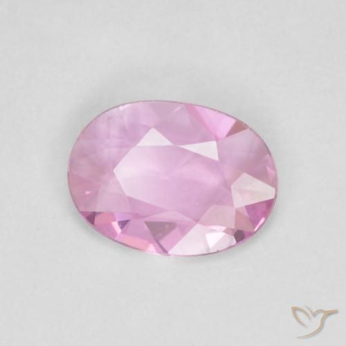 Zafiro Rosa natural de 0.48 ct, Ovalada, VVS