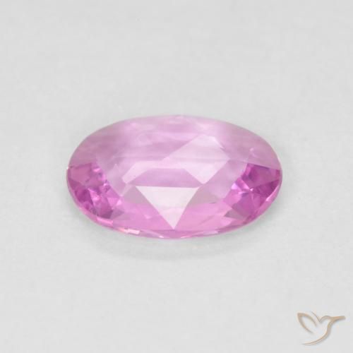 Zafiro Rosa natural de 0.48 ct, Ovalada, VVS