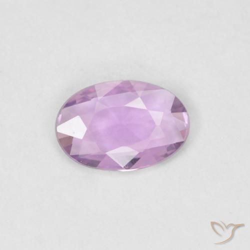 0.32ct Natural Púrpura rosado Zafiro, Ovalada, VVS