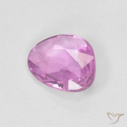 Zafiro Púrpura rosado claro natural de 0.60 ct, Elegante, VVS