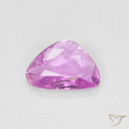 0.50ct Natural Rosado púrpura Zafiro, Elegante, VVS-VS