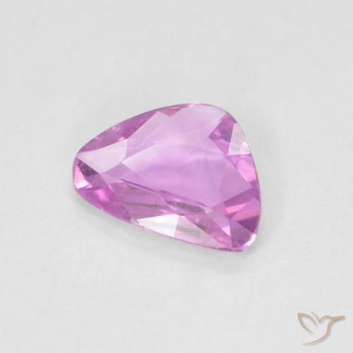 Zafiro Rosado púrpura natural de 0.50 ct, Elegante, VVS-VS