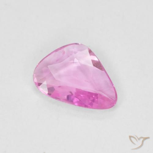 Zafiro Púrpura rosado claro natural de 0.48 ct, Elegante, VVS-VS