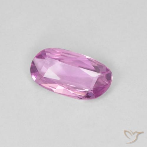 Zafiro Púrpura rosado natural de 0.51 ct, Elegante, VVS