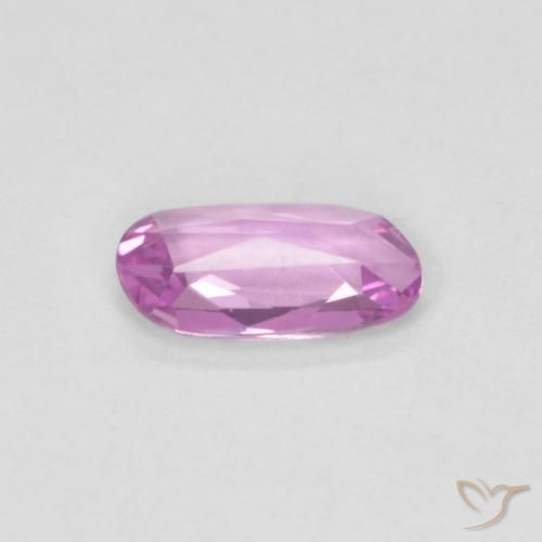 Zafiro Púrpura rosado natural de 0.51 ct, Elegante, VVS