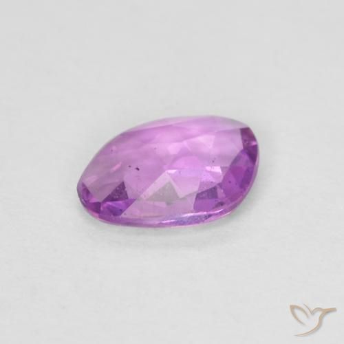 Zafiro Violeta rosado natural de 0.41 ct, Elegante, VVS-VS