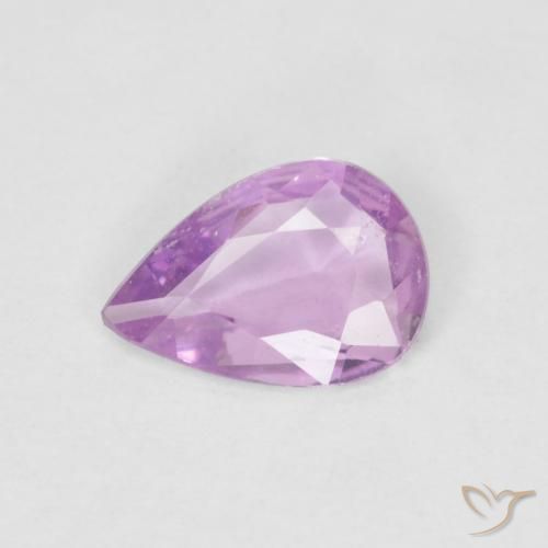 0.42ct Natural Violeta rosado Zafiro, En forma de pera, VVS-VS