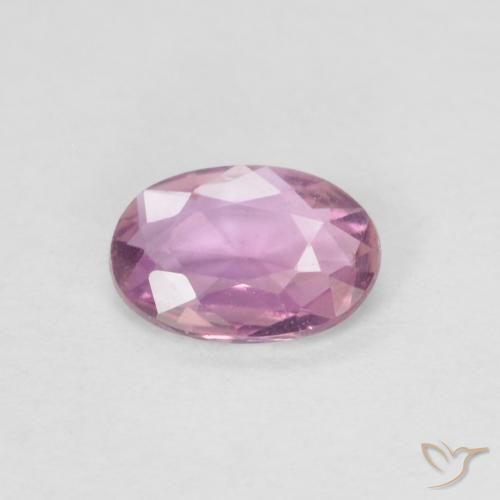 0.41ct Natural Magenta claro Zafiro, Ovalada, VVS-VS, Photo A