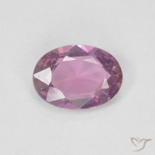 0.75ct Natural Rosado púrpura Zafiro, Ovalada, VS