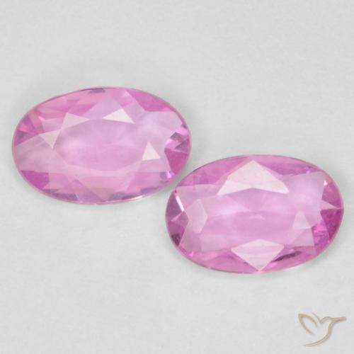 0.66ctw Natural Rosado intenso Zafiro, Ovalada, VVS-VS