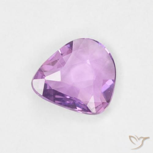 0.46ct Natural Púrpura rosáceo medio Zafiro, Elegante, VVS