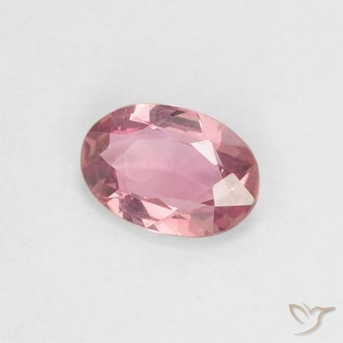 Zafiro Rosado Bubblegum natural de 0.43 ct, Ovalada, VVS