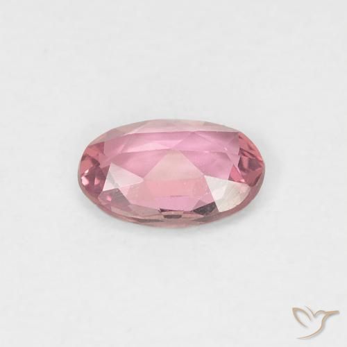 Zafiro Rosado Bubblegum natural de 0.43 ct, Ovalada, VVS
