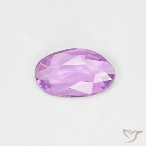 0.45ct Natural Púrpura eléctrico Zafiro, Elegante, VVS