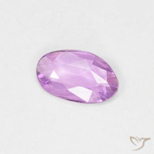 Zafiro Púrpura eléctrico natural de 0.45 ct, Elegante, VVS