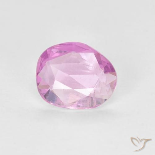 0.58ct Natural Rosado medio Zafiro, Elegante, VVS