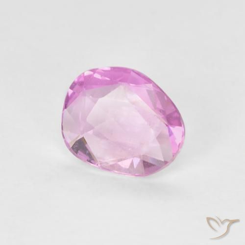 Zafiro Rosado medio natural de 0.58 ct, Elegante, VVS