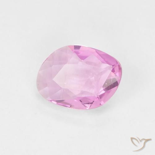 Zafiro Rosado intenso natural de 0.55 ct, Elegante, VVS