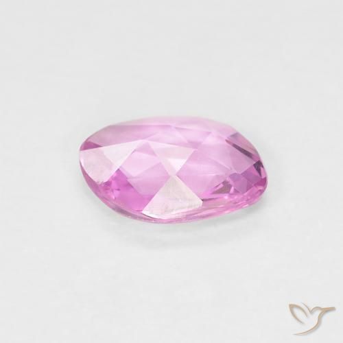 Zafiro Rosado intenso natural de 0.55 ct, Elegante, VVS
