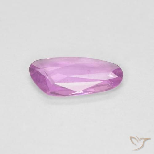Zafiro Púrpura rosado claro natural de 0.65 ct, Elegante, VS