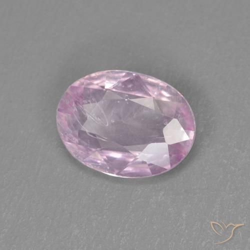 Zafiro Rosado Bubblegum natural de 0.68 ct, Ovalada, VS