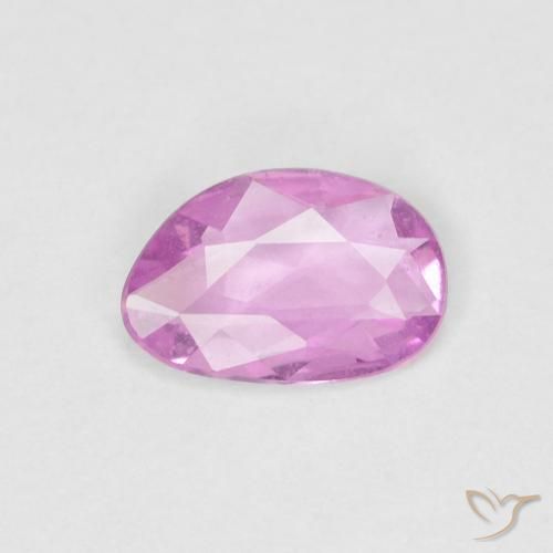 0.40ct Natural Rosado púrpura real claro Zafiro, Elegante, VS